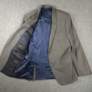 Paul Smith Kensington Suit Sz 38R 33x29 Two Piece Made In Italy Slim Modern Grey